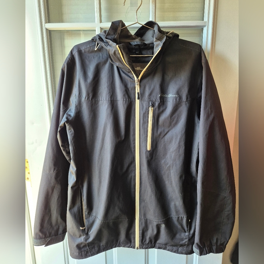 Eddie Bauer Cloud Cap 3L Waterproof Men's Black Rainjacket